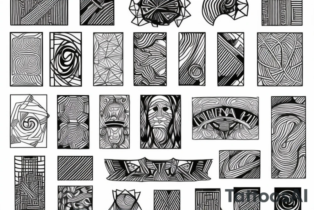 lines tattoo idea