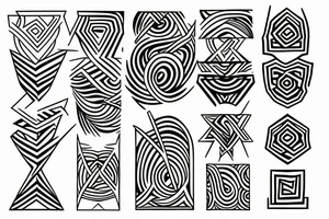 lines tattoo idea