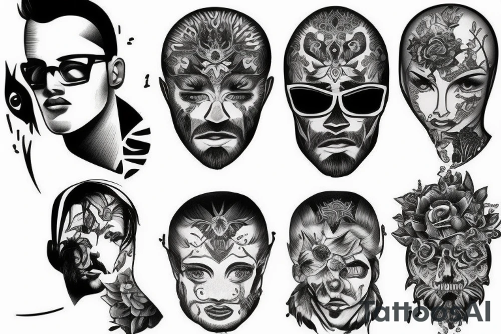 cool men tattoos for thigh tattoo idea