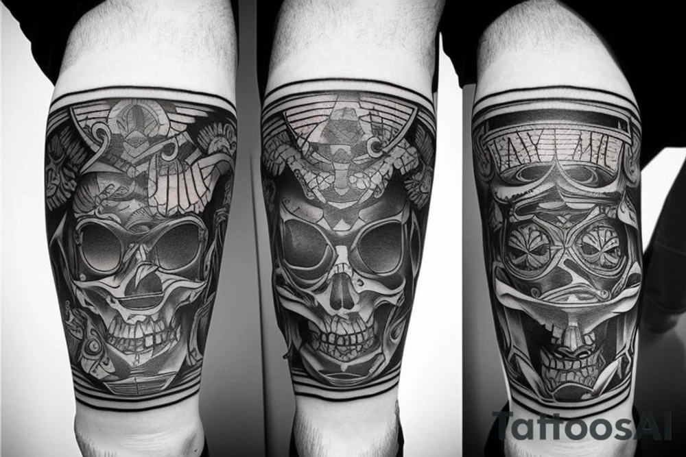 cool men tattoos for thigh tattoo idea