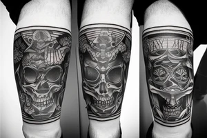 cool men tattoos for thigh tattoo idea