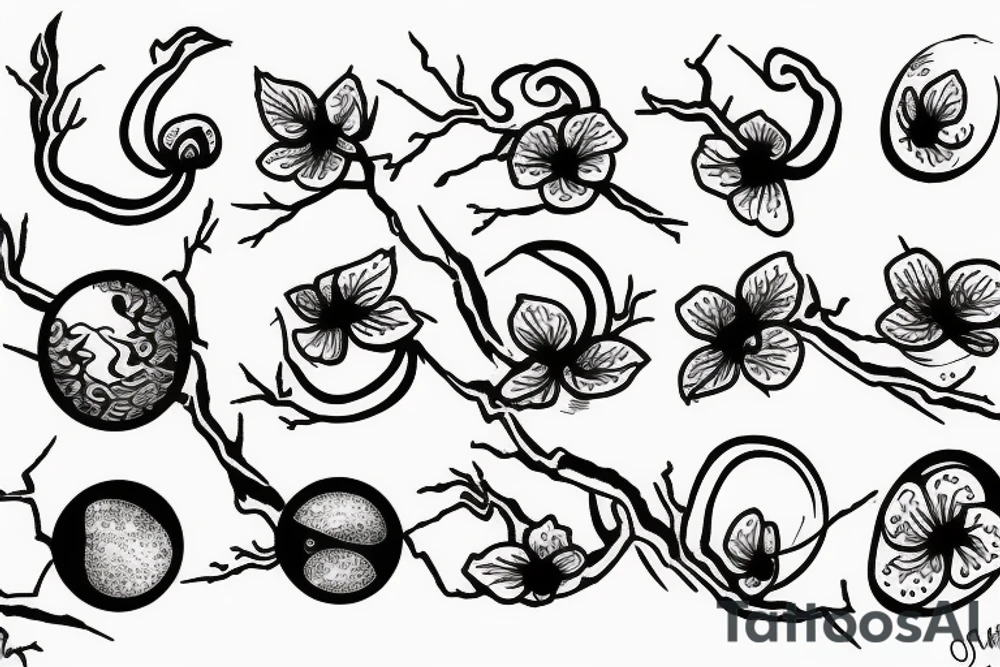 cherry blossom tree
snake
eye
planet tattoo idea