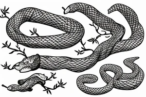cherry blossom tree
snake tattoo idea