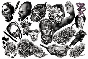 violence tattoo idea