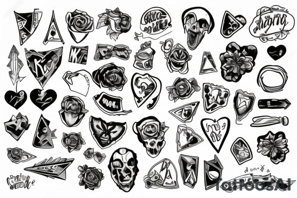 right here tattoo idea