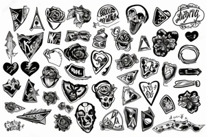 right here tattoo idea
