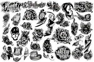 right here tattoo idea