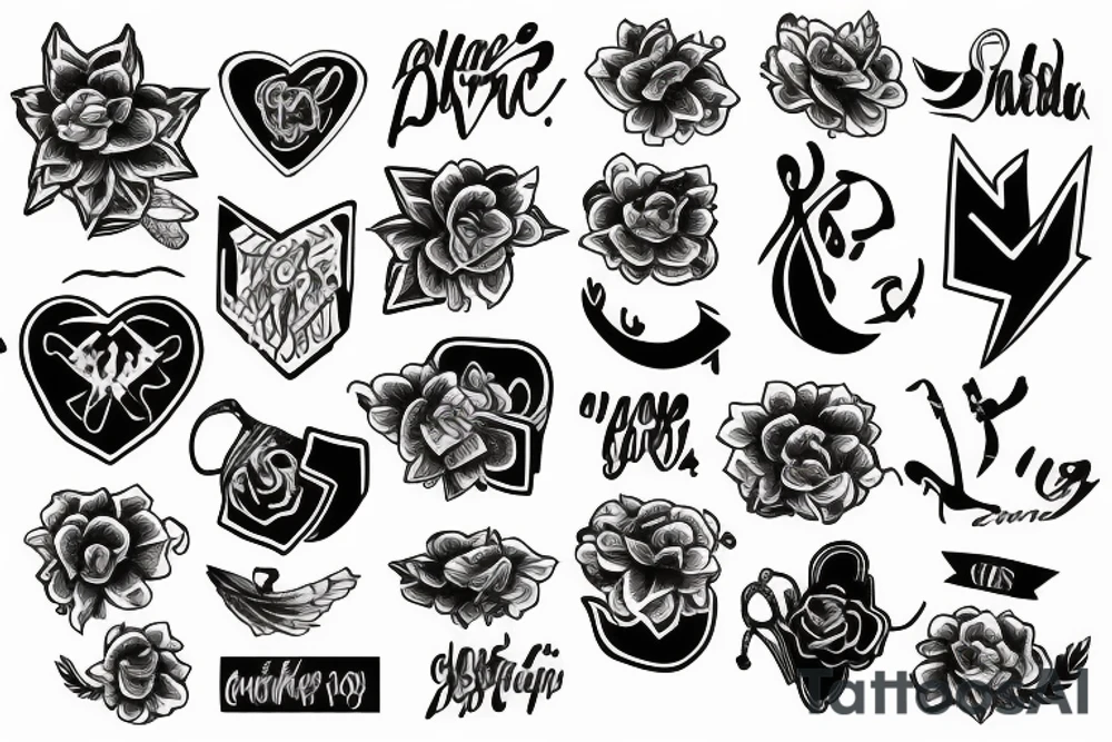 right here tattoo idea