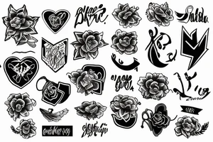 right here tattoo idea