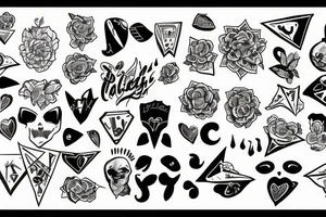 right here tattoo idea