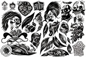 hidden thoughts tattoo idea
