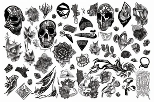 hidden thoughts tattoo idea