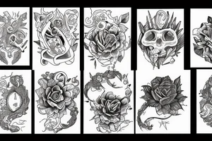 poeny tattoo idea