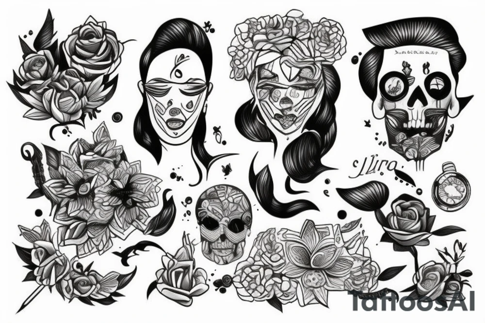 Argentino tomando hierba mate tattoo idea