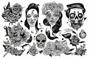 Argentino tomando hierba mate tattoo idea