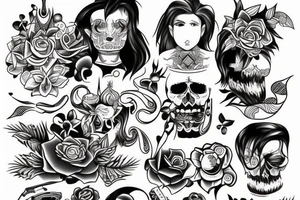 Argentino tomando hierba mate tattoo idea