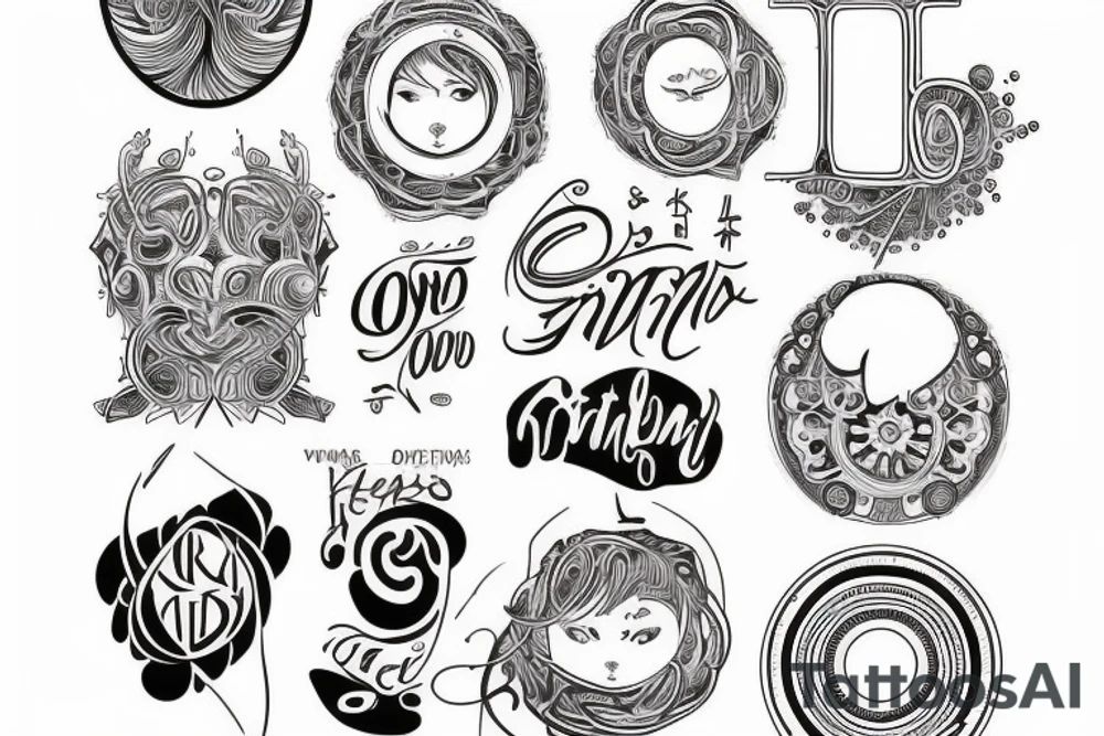 OSI written as a circle tattoo idea