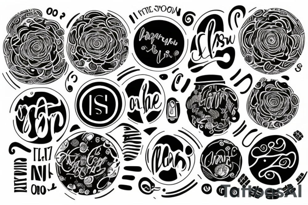 OSI written as a circle tattoo idea