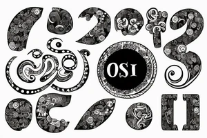 OSI written as a circle tattoo idea
