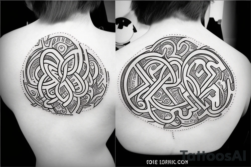 OSI written as a circle tattoo idea