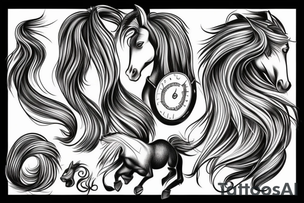 horse running with the wind tattoo idea