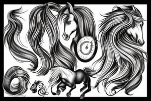 horse running with the wind tattoo idea