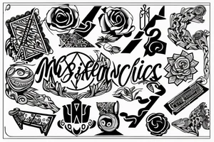 must include the letters msswjs tattoo idea