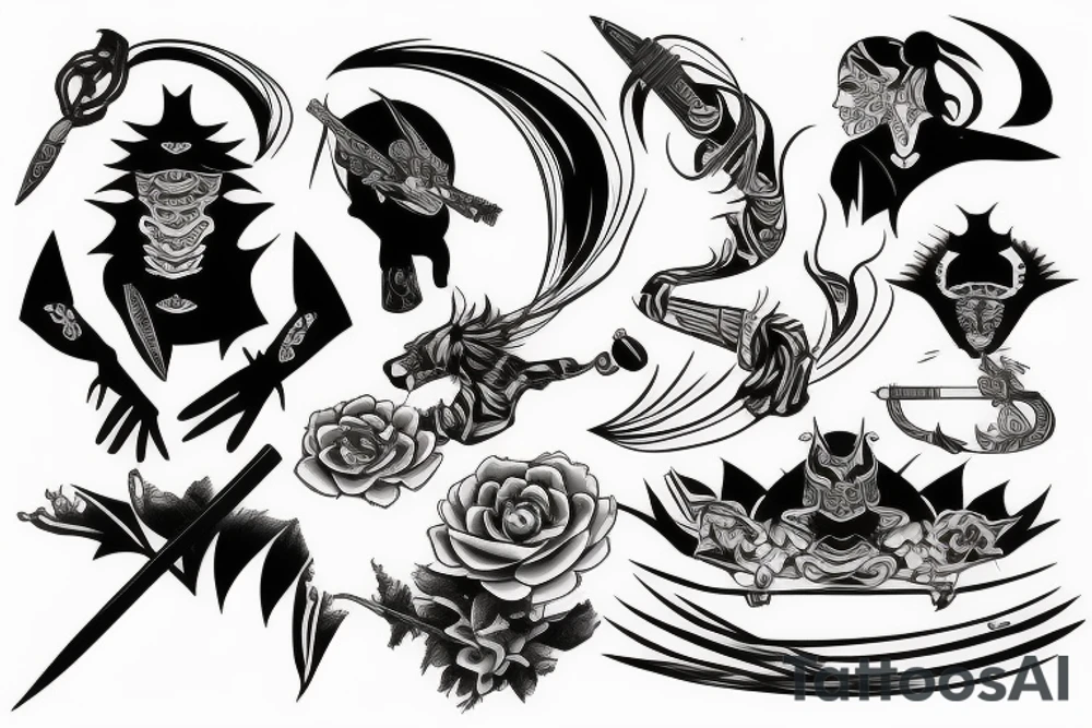 Katana tattoo idea