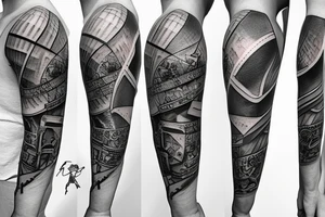 Sword film camera tattoo idea