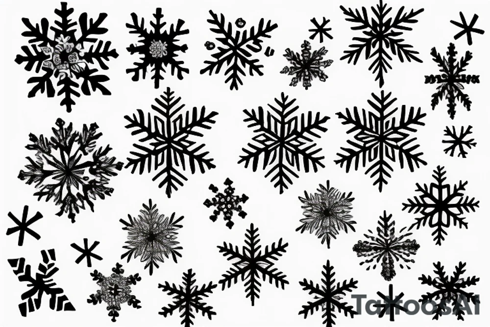 Snowflake tattoo idea