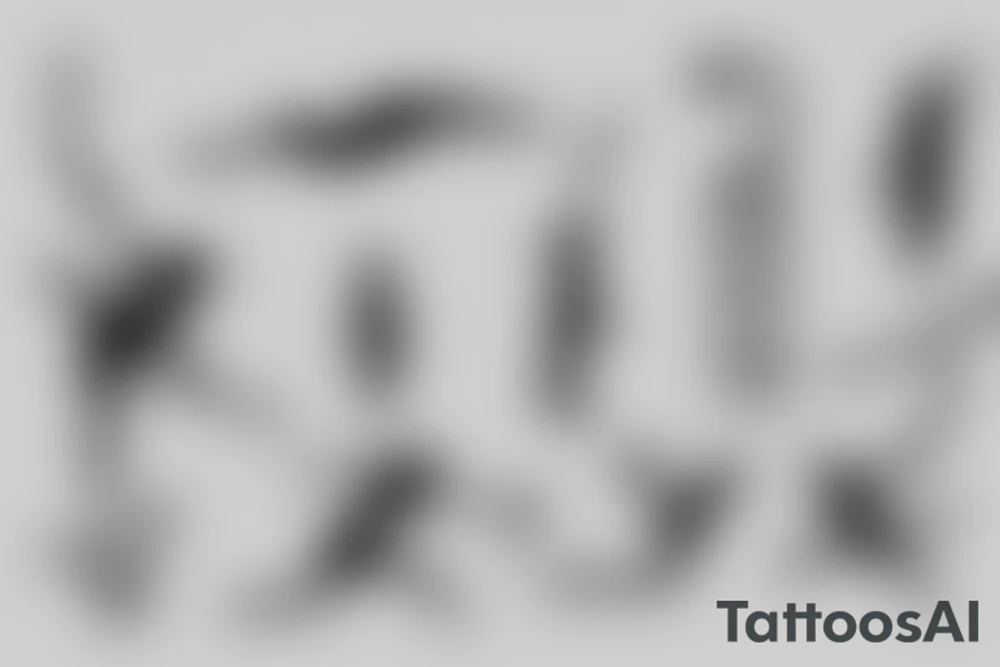 Balance beam tattoo idea