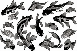 koi fish tattoo idea