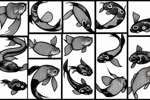 koi fish tattoo idea