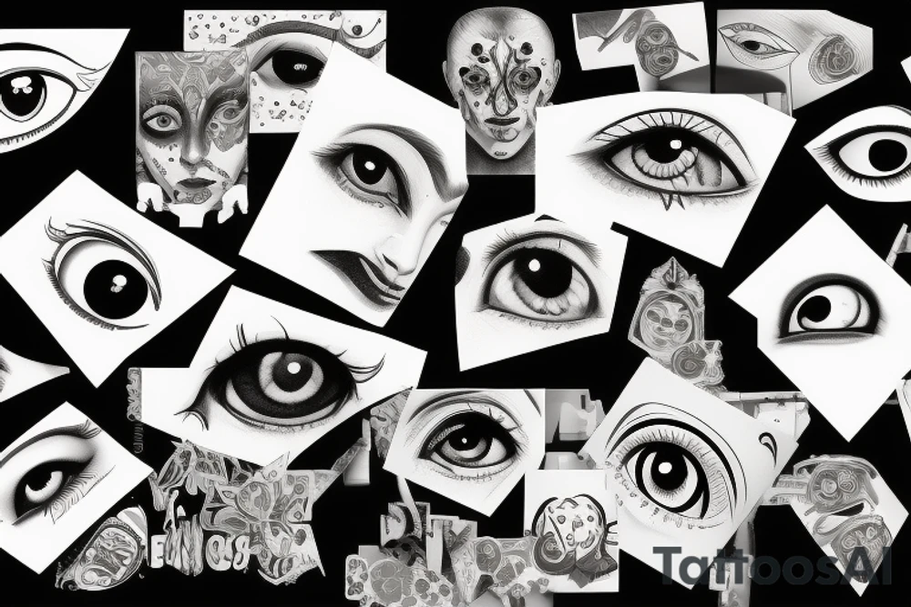 eyes tattoo idea