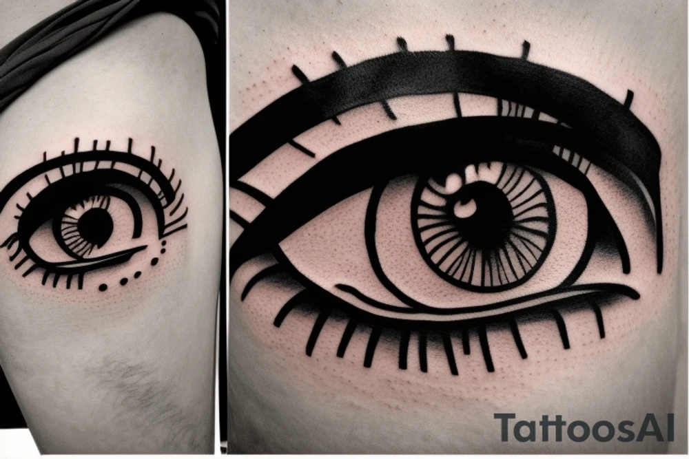 eyes tattoo idea