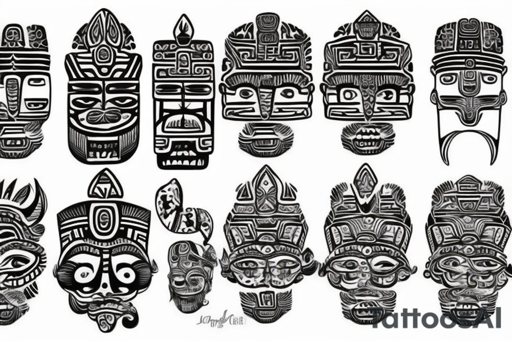 mayan tattoo idea