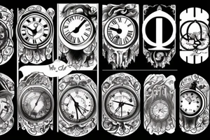 clock tattoo idea