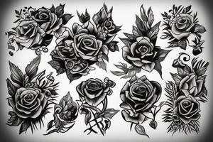 thigh tattoo tattoo idea