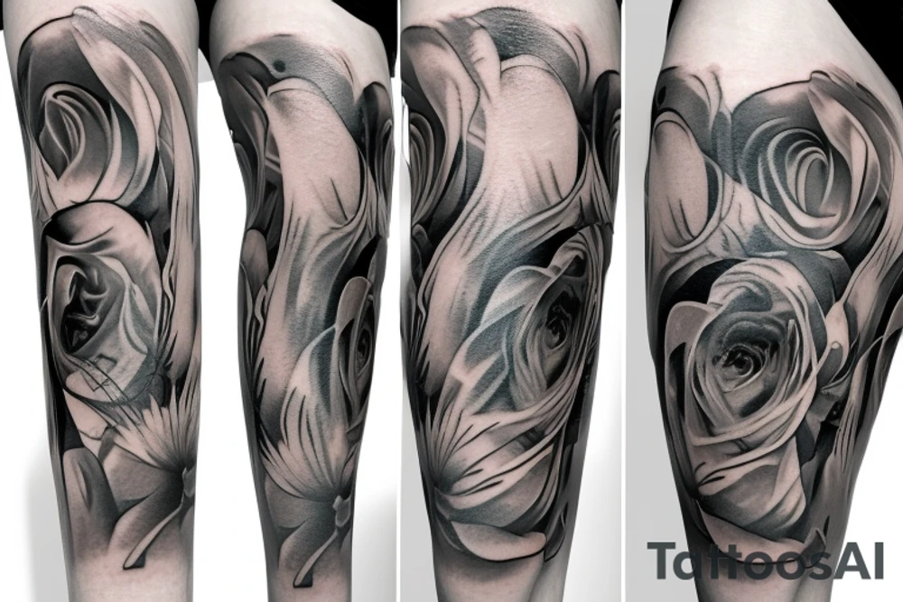 thigh tattoo tattoo idea