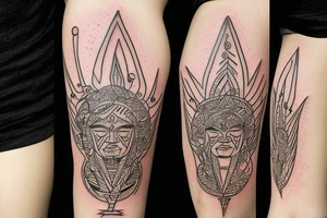 Lightning bolt trump ohm tattoo idea
