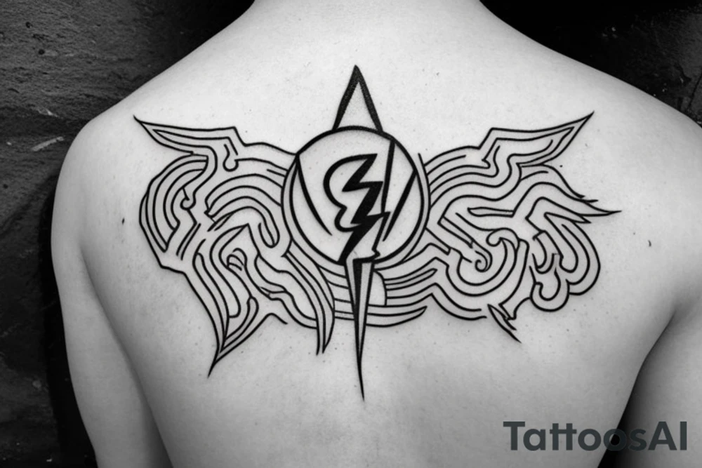 Lightning bolt trump ohm tattoo idea
