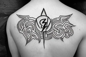 Lightning bolt trump ohm tattoo idea