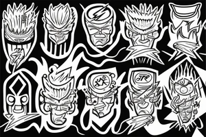 Lightning bolt trump ohm tattoo idea