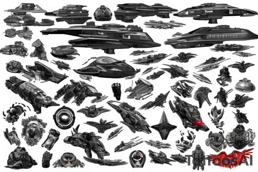 elite dangerous Command and conquer tattoo idea