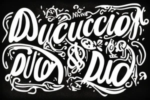 A quote "non ducor, duco" in a classic black font for a small woman's arm highlighted by line art tattoo idea