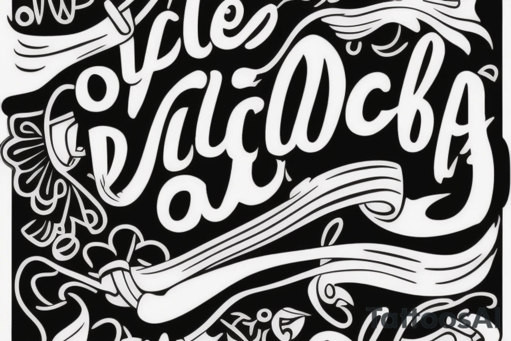 A quote "non ducor, duco" in a classic black font for a small woman's arm highlighted by line art tattoo idea