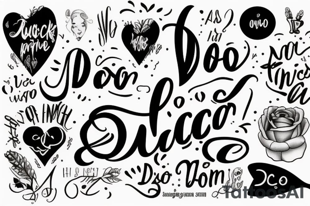 A quote "non ducor, duco" in a classic black font for a small woman's arm highlighted by line art tattoo idea