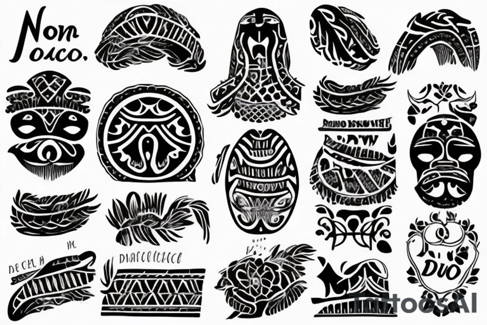 A quote "non ducor, duco" in dainty but ancient looking lettering tattoo idea