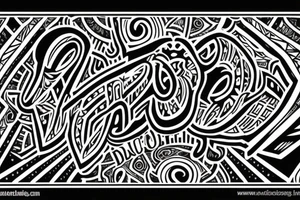 A quote "non ducor, duco" in fine lettering tattoo idea