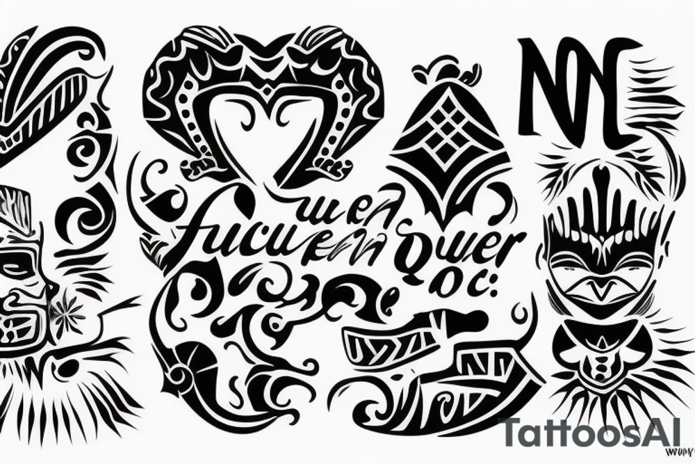 A quote "non ducor, duco" in fine lettering tattoo idea